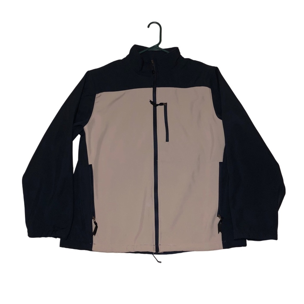 Caribbean Fashion Two-Toned Zip Fleece Lined Jacket